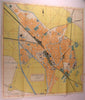 Utrecht Netherlands City Plan Newspaper Map 1954 large detailed map