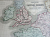 Europe in Late Antiquity Francia Visigoths Lombardy 1855 Philip Historical map