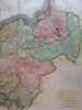 Prussia modern Germany Poland 1815 Thomson large map