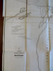 Michigan State Map U.S. Survey Details 1861 Bien lithographed folding map