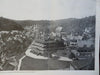 Hot Springs Arkansas Panoramic Bird's Eye View 1902 folding photo city view