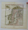 Scandinavia Sweden Denmark Norway Finland Iceland Faroe 1761 Buache DeLisle map