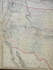 United States & Territories 1876 Comstock map