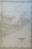 New Brunswick & Nova Scotia Maritimes Canada 1885 Cram scarce large detailed map