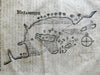 Mozambique Southern Africa w/ Anjou Comoros 1785 Miniature Coastal Harbor Maps