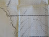 Iowa State Map U.S. Survey Details 1861 Bien lithographed folding map