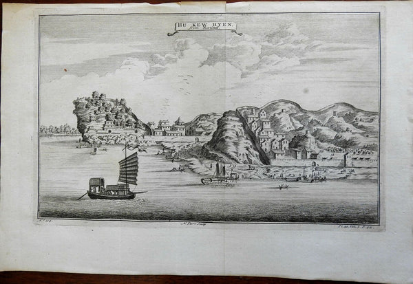 Guangzhou China Guangdong Province Junks Sailing Ships 1748 Parr harbor view