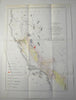 California U.S. Topographical Engineers Survey 1853 Williamson Expedition map