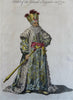 Ottoman Turkish Sultan Robes of State Noble Fashion 1779 ethnic costume print