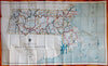 Massachusetts Watersheds rivers public land Thematic 1917 vintage huge state map