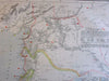Syria Middle East focused map 1883 Lett's SDUK re-issue Mount Sinai Aleppo