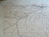 Denver Mountain Parks Colorado Rocky Mountains 1948 large topographical chart