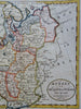 Russian Empire Finland Baltic States Ukraine Kola c. 1810 McIntyre engraved map