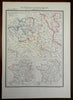 Polish-Lithuanian Commonwealth Revolutionary France 1842 Lemercier map