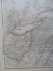 United States New England New York Pennsylvania Ohio c. 1855-60 Fullarton map