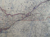Ontario Three Rivers Quebec Toronto Niagara Falls 1865 Johnston large folio map