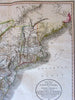 New England Great Lakes Western Territory 1806 John Cary lovely large old map