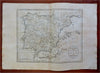 Spain & Portugal Iberia Madrid Lisbon Barcelona Seville c. 1790's John Cary map