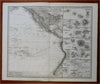 Polynesia Pacific Ocean Fiji Hawaii Tahiti Galapagos 1868 Petermann detailed map