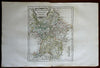 Holy Roman Empire Upper Lower Rhine Swabia Franconia 1780 Vaugondy engraved map