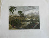 Jerusalem City View Dome of the Rock Holy Land Israel Palestine 1844 view print