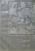 Roman Empire Migration Period Europe 1821 Carey large hand color historical map