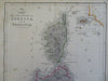 Corsica & Sardinia Elba Sassari Bonifacio Cagliari c. 1856-72 Weller map