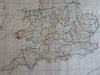 England & Wales 1808 Longmans folio Guthrie antique map