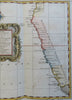 West Coast of Africa Congo St. Helena 1745 G. Childs engraved map