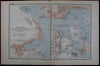 Port Obock Djibouti Red Sea Africa Eritrea French colonies France 1890's old map