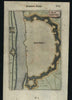 Antwerp Anvers 1672 Mallet city plan fortifications miniature map lovely example