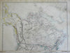 North America United States Caribbean Canada Mexico 1863 Lowry two sheet map