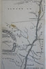 New York Catskills Albany Hudson Coeymans Johnstown 1828 Hooker miniature map