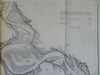 Rappahannock River Virginia Moss Neck Port Royal 1856 U.S. Coastal Survey chart