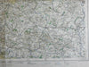 Rennes Brittany France Normandy Quimper Brest Cherbourg 1875 Lemercier large map