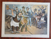 American Politics Opper art 1880's Puck Political Cartoons Lot x 10 color prints