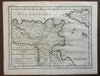 North Africa Roman Empire Carthage Numidia Tripoli 1726 Liebaux map