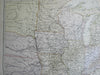 United States large 2 sheet map 1882 Blackie scarce detailed wall size map