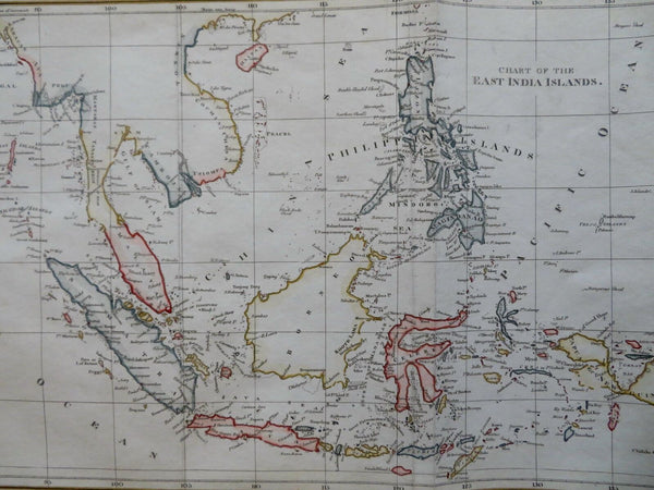 East Indies Malaysia Indonesia Philippines Sumatra Java Borneo 1806 H Tanner map