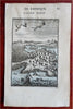 Suakin Egypt Red Sea Coastal Town View 1683 Mallet engraved print