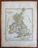 British Isles United Kingdom Ireland England Wales Scotland 1843 Stieler map