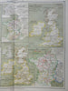 Medieval England Wales Ireland France Scotland 1848 Mahlmann historic map