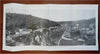 Hot Springs Arkansas Panoramic Bird's Eye View 1902 folding photo city view