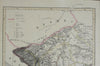 Palembang Dutch East Indies Indonesia Sumatra c. 1858 Haren large detail map