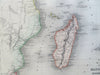 Madagascar Mozambique Zanzibar c. 1850-8 Archer engraved map