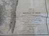 Republic of Chile Southern Portion Gold Mines Railroads 1855 engraved map