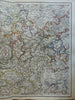 Thuringia German Empire Gotha Erfurt Hildburghausen 1873 Ravenstein map