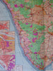 Trivandrum Southern India c.1979 huge National Atlas of India map