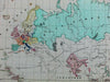World governments religions Christianity c.1849 Flemming thematic German map