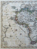 African Continent Egypt Cape Colony Madagascar Sahara 1843 Stieler engraved map